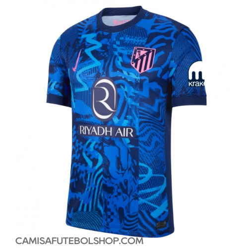 Camisa de time de futebol Atletico Madrid Replicas 3º Equipamento 2024-25 Manga Curta